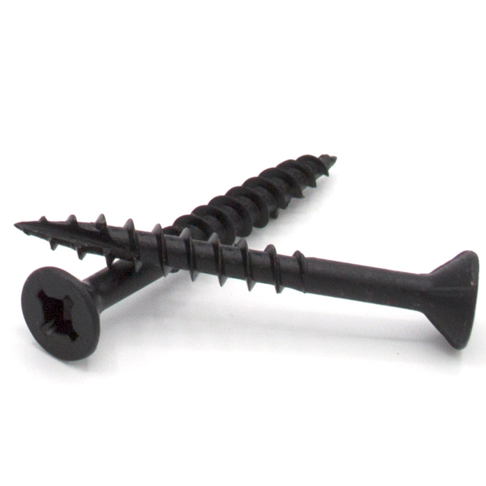 #8 x 1-1/2-inch black phosphate cabinet assembly screw