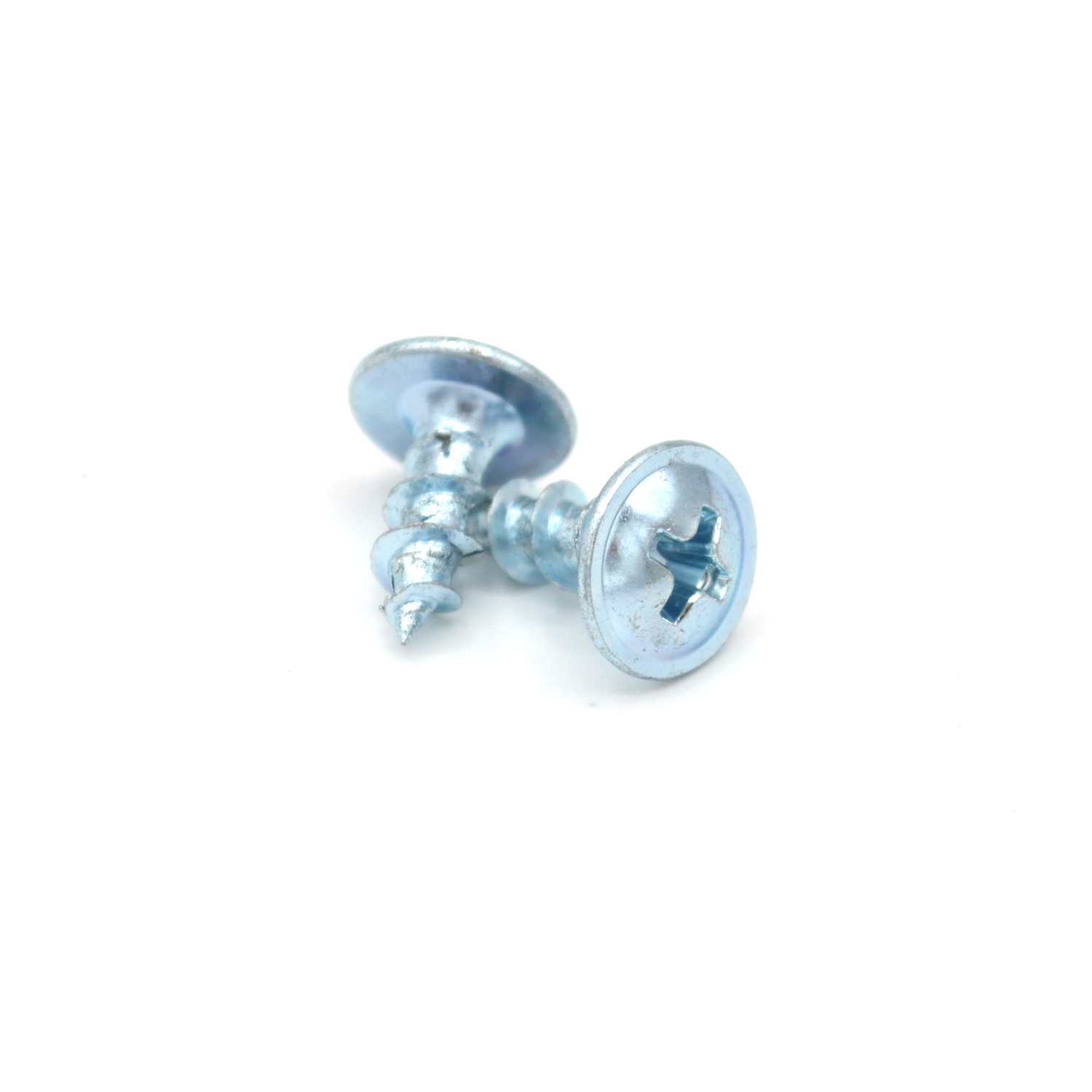 Zinc low-profile screws for ball-bearing drawer slides