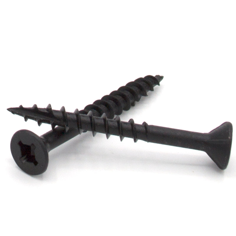 #8 x 1-1/2-inch black phosphate cabinet assembly screw