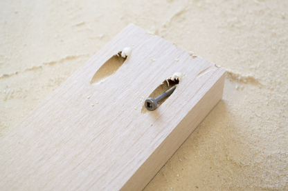 #6 Square Drive Pocket Screw - Pan (fillister) Head - Fine Thread - Type 17 - Plain Finish